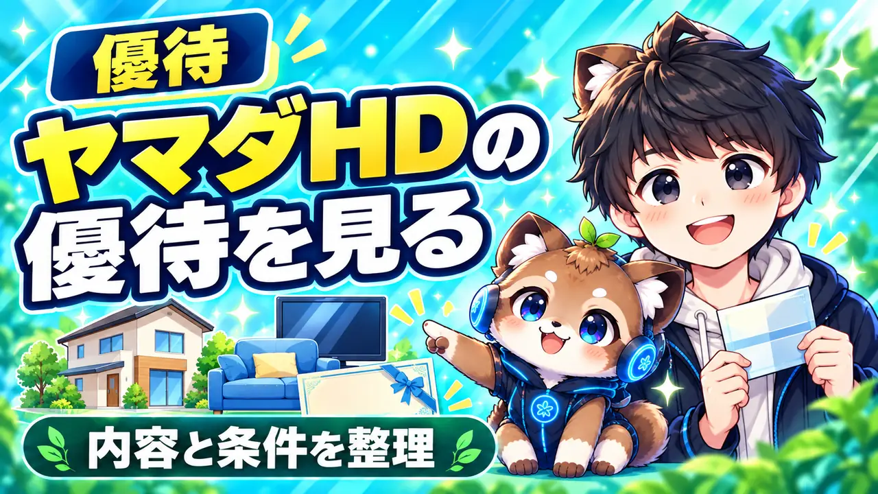 銘柄|ヤマダHDの株主優待券の内容と使い方