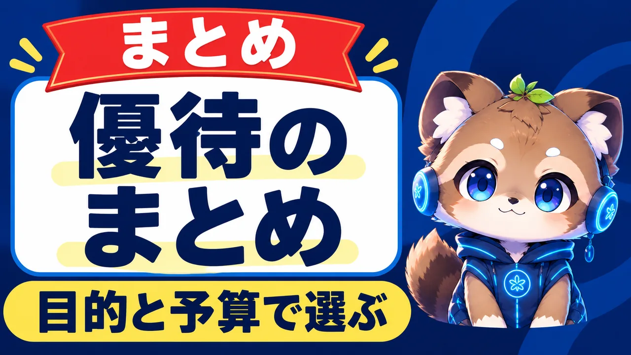 株主優待のまとめ｜目的と予算で選ぶ